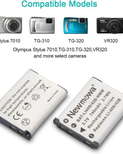 Olympus Li-40B Camera Battery Replacement On Sales